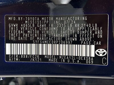 2024 Toyota Corolla SE
