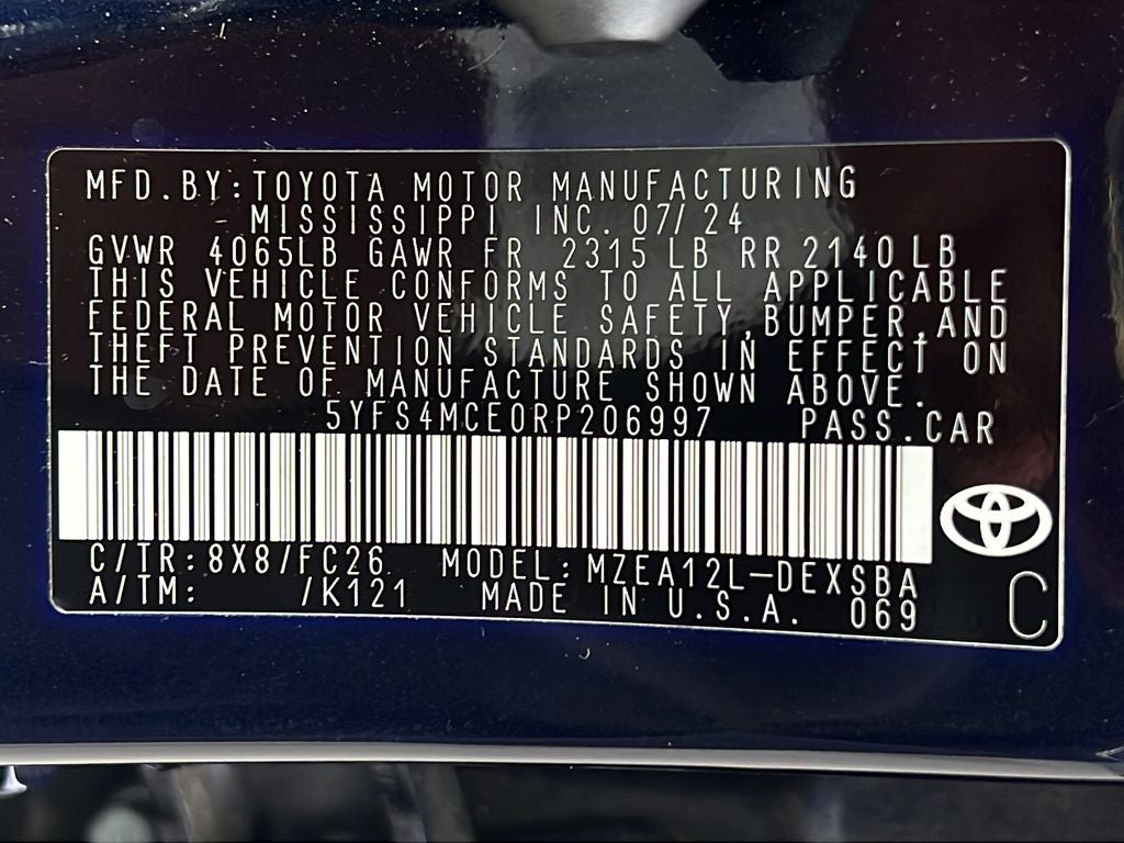 2024 Toyota Corolla SE