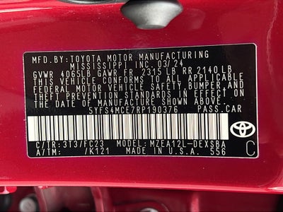 2024 Toyota Corolla SE