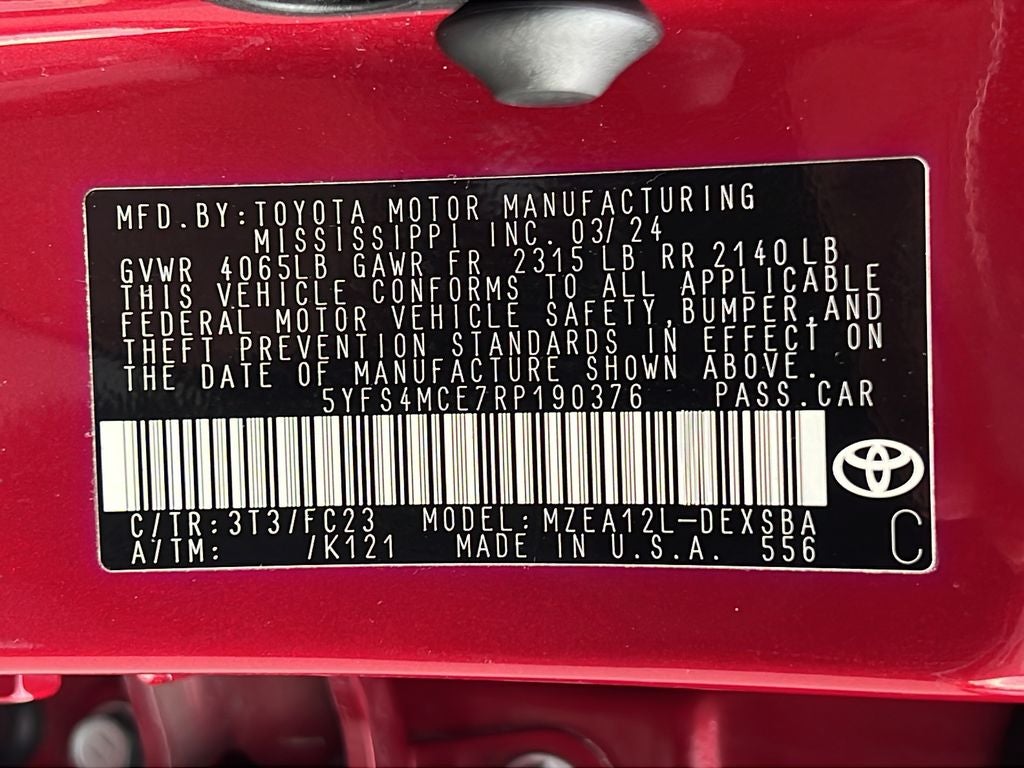 2024 Toyota Corolla SE