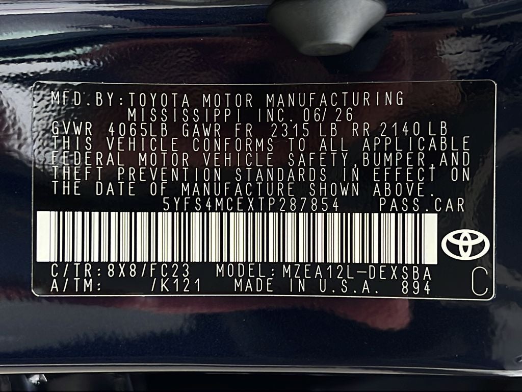 2026 Toyota Corolla SE