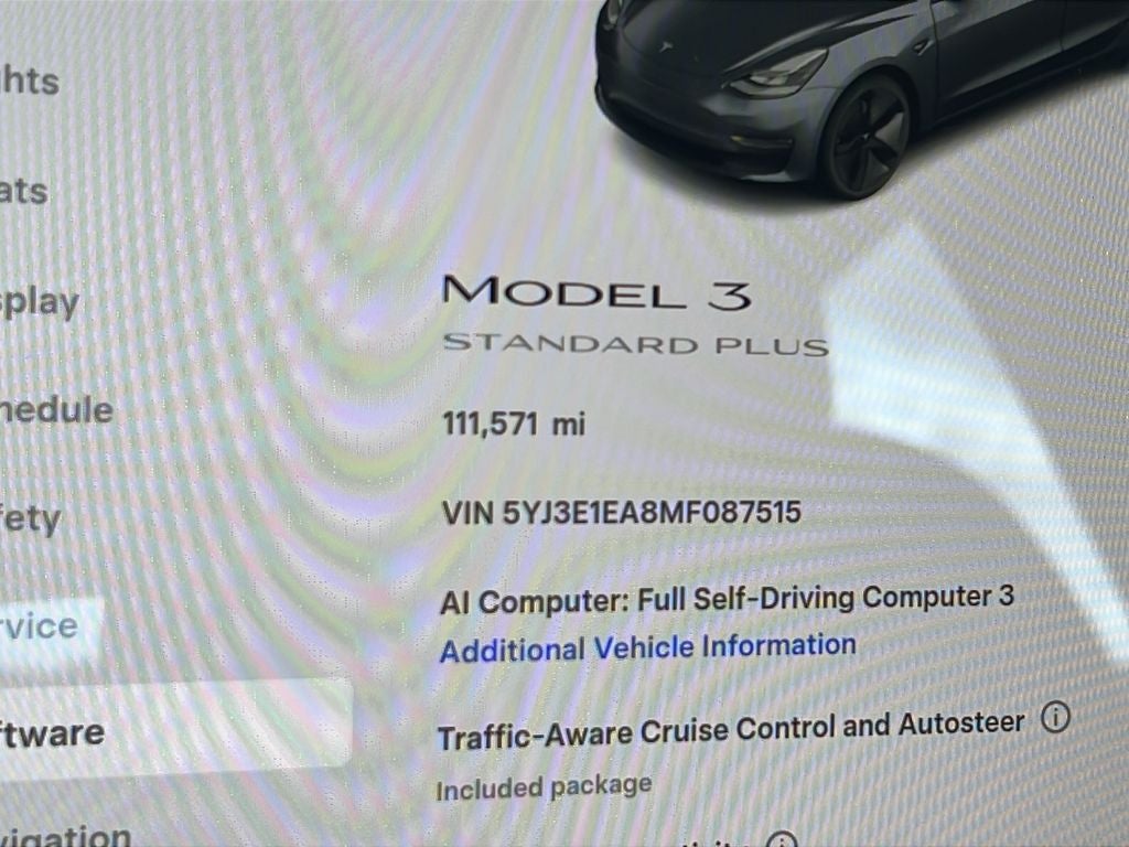 2021 Tesla Model 3 Standard Range Plus