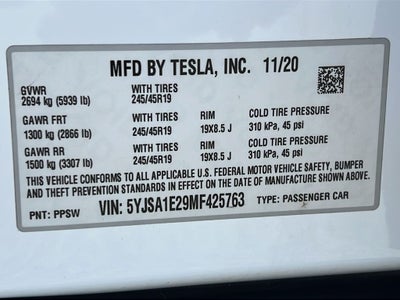 2021 Tesla Model S Long Range