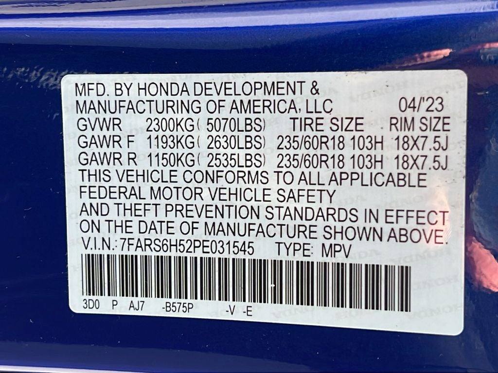 2023 Honda CR-V Sport