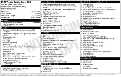 2022 Toyota Corolla Cross XLE