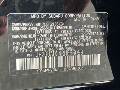 2024 Subaru Crosstrek Premium