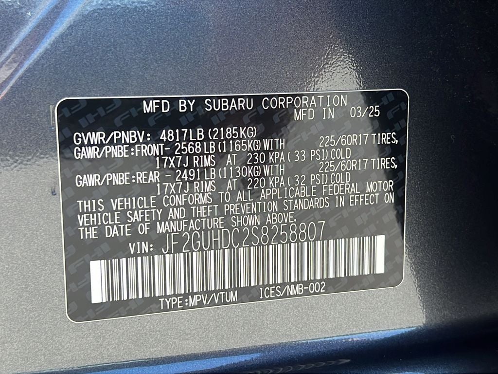 2025 Subaru Crosstrek Premium