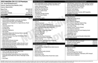 2022 Mazda Mazda CX-5 2.5 S Premium Package