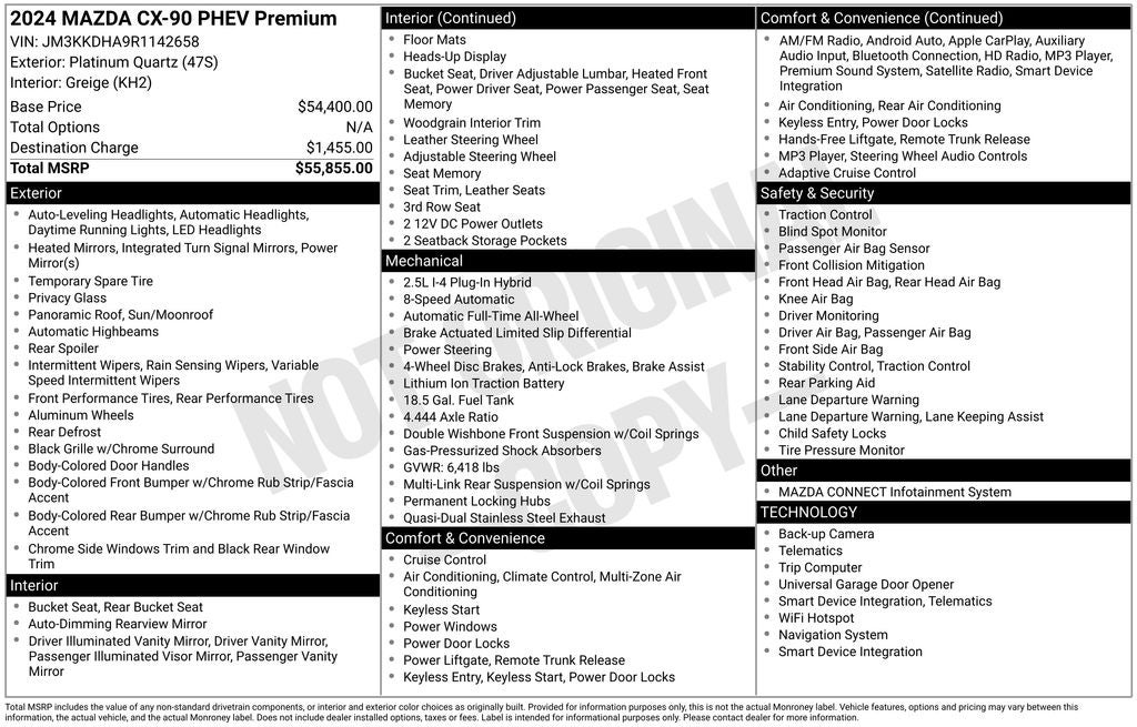 2024 Mazda Mazda CX-90 Premium