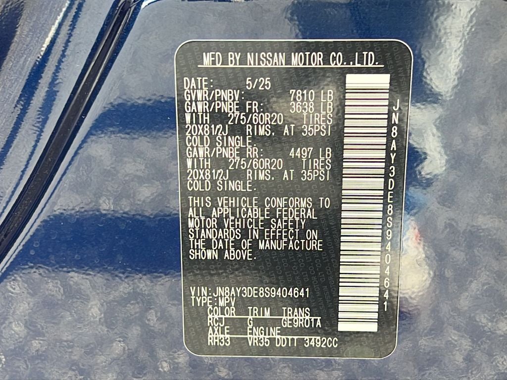 2025 Nissan Armada PRO-4X