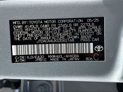 2025 Toyota Prius XLE
