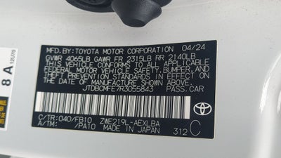 2024 Toyota Corolla Hybrid LE