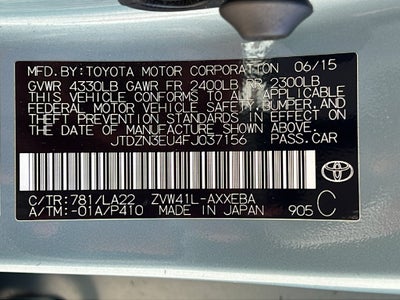 2015 Toyota PRIUS v Five
