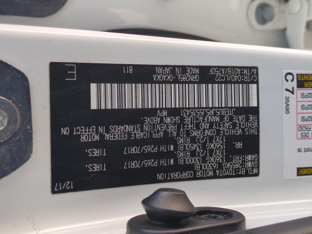 2018 Toyota 4RUNNER TRD Off-Road Premium