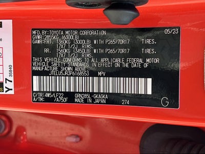 2023 Toyota 4Runner TRD Pro