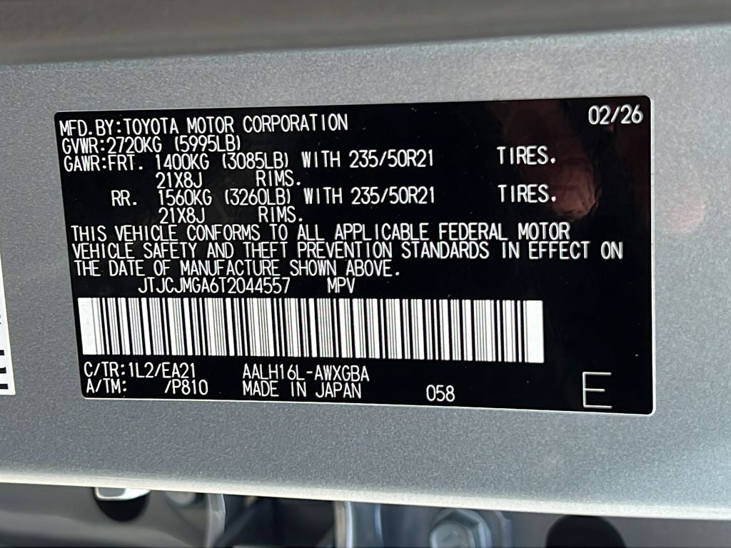 2026 Lexus RX450H PLUS PLAT 450h+ Premium