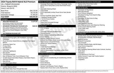 2024 Toyota RAV4 HYBRID XLE Premium