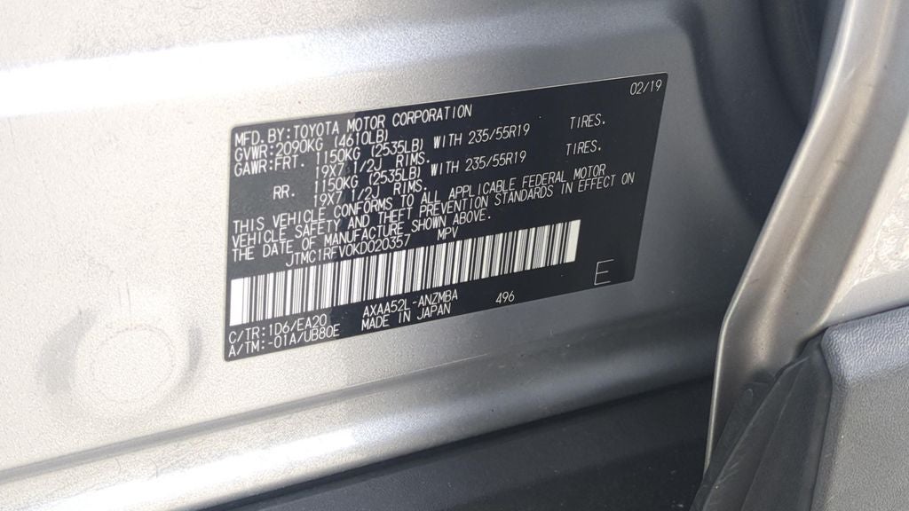 2019 Toyota RAV4 XLE Premium
