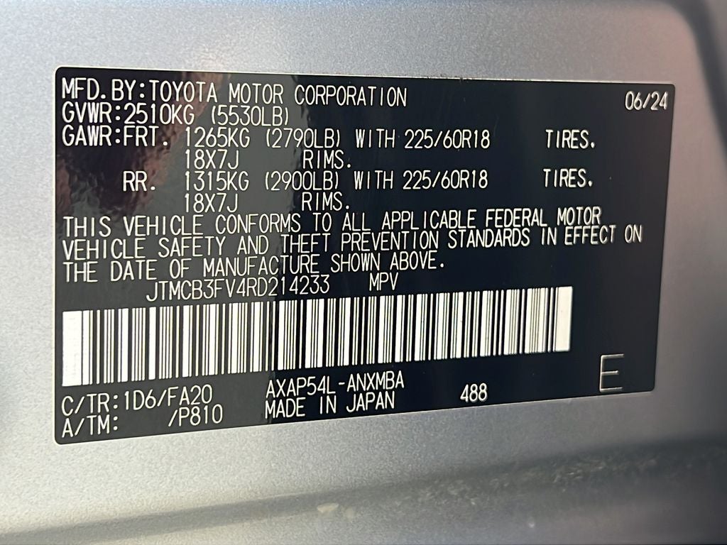 2024 Toyota RAV4 Prime (PHEV) SE