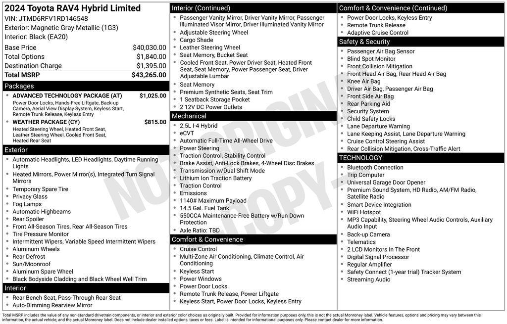 2024 Toyota RAV4 Hybrid Limited