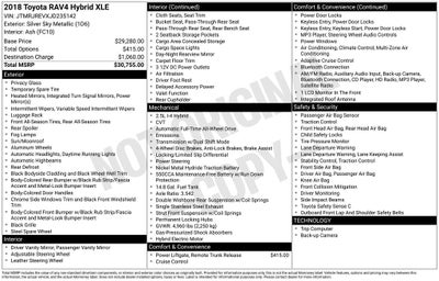 2018 Toyota RAV4 HYBRID XLE