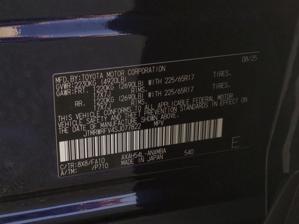 2025 Toyota RAV4 HYBRID XLE