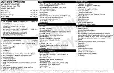 2020 Toyota RAV4 Limited