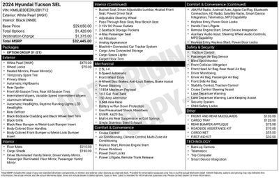 2024 Hyundai Tucson SEL