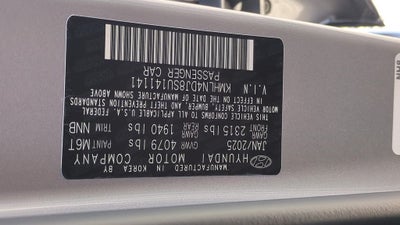 2025 Hyundai Elantra Limited