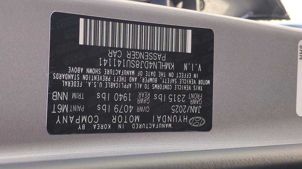 2025 Hyundai Elantra Limited