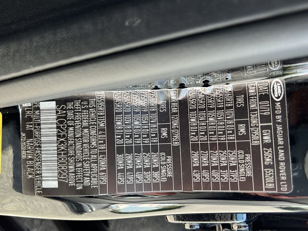 2019 Land Rover Discovery Sport SE