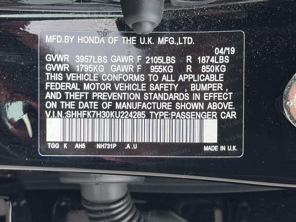 2019 Honda Civic LX
