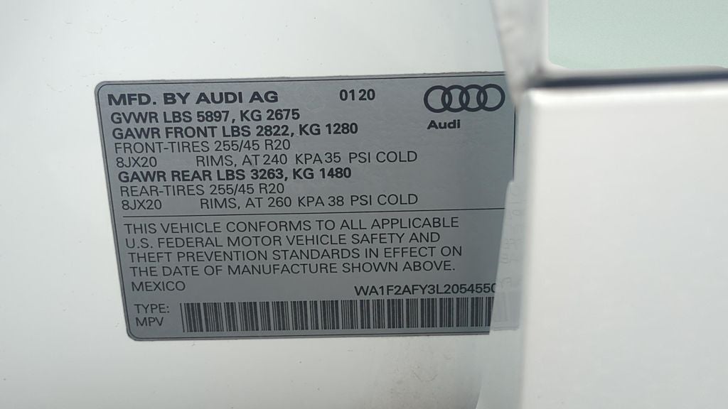 2020 Audi Q5 e 55 Prestige quattro