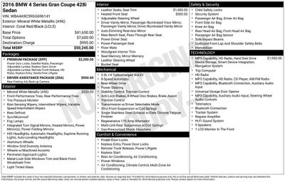 2016 BMW 428i 428i Gran Coupe