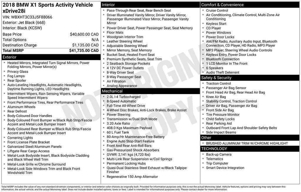 2018 BMW X1 xDrive28i