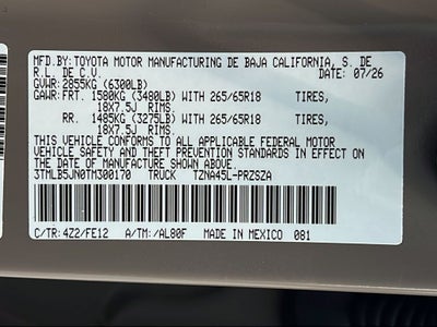 2026 Toyota Tacoma TRD Sport