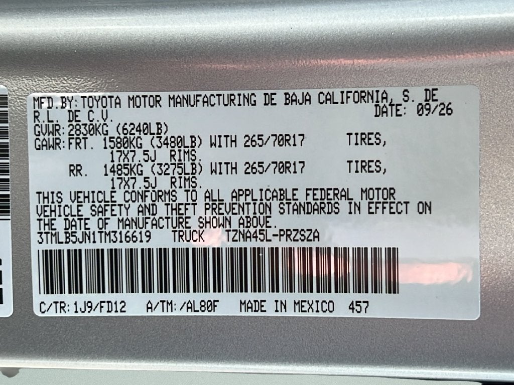 2026 Toyota Tacoma TRD Off-Road
