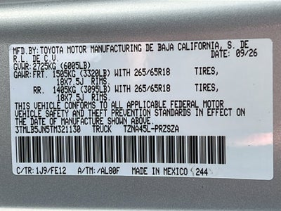 2026 Toyota Tacoma TRD Sport