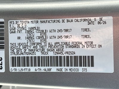 2026 Toyota Tacoma SR5