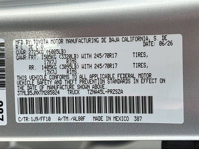 2026 Toyota Tacoma SR5