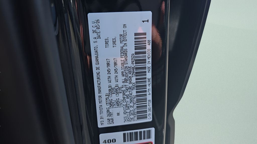 2026 Toyota Tacoma SR5