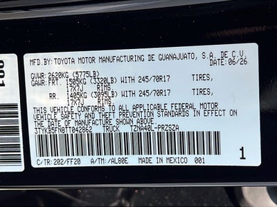 2026 Toyota Tacoma SR5