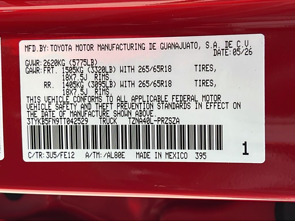 2026 Toyota Tacoma TRD Sport