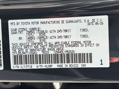 2026 Toyota Tacoma SR5