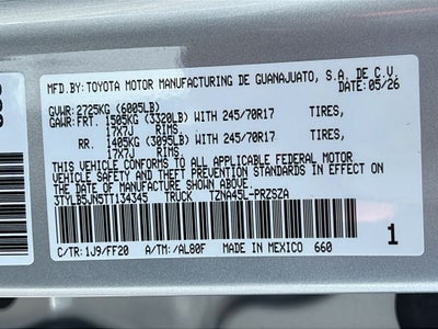 2026 Toyota Tacoma SR5