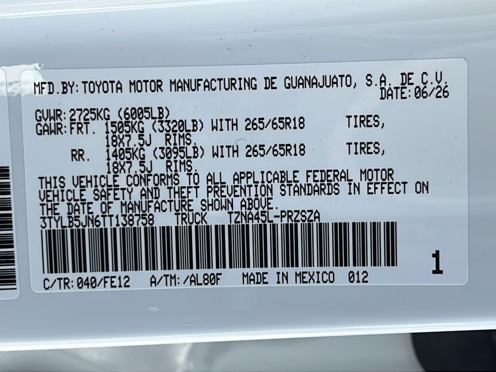 2026 Toyota Tacoma TRD Sport