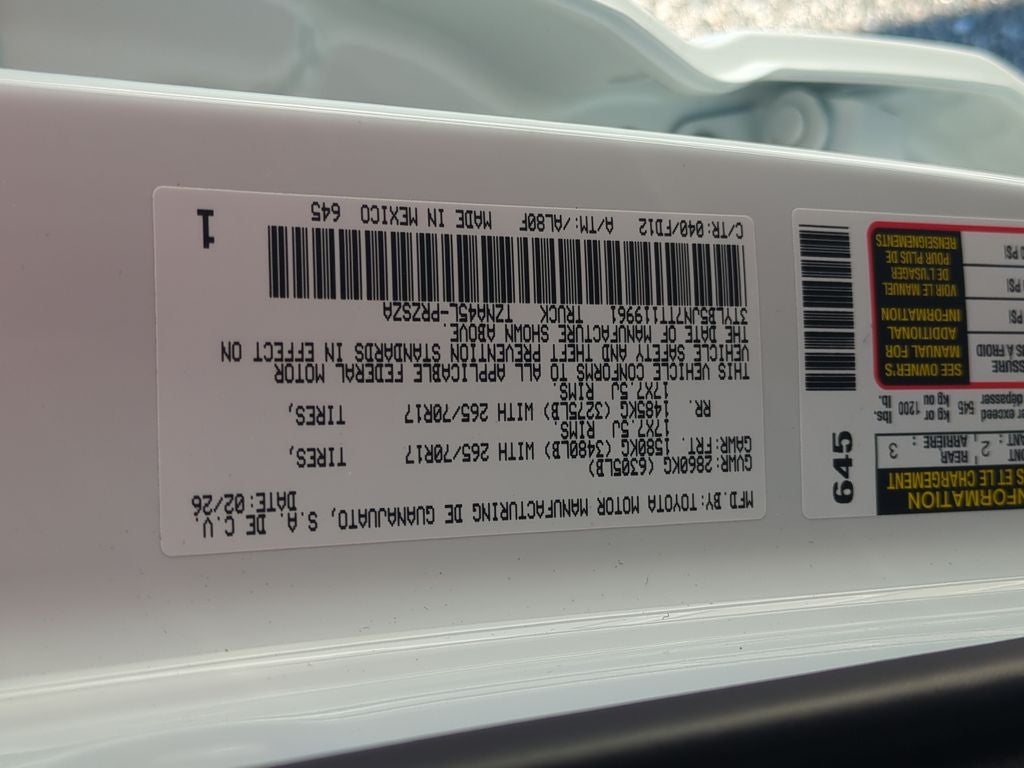 2026 Toyota Tacoma TRD Off-Road