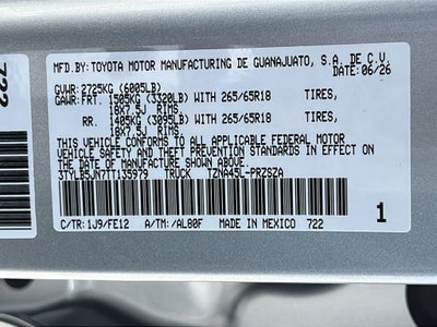 2026 Toyota Tacoma TRD Sport