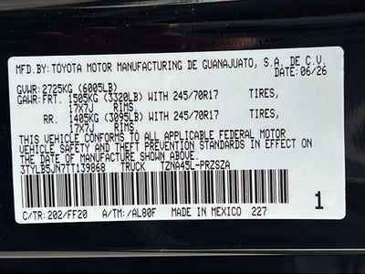 2026 Toyota Tacoma SR5