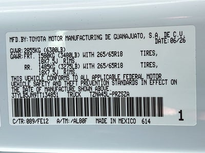2026 Toyota Tacoma TRD Sport